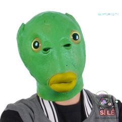 Khăn Che Mặt Silicone Hóa Trang Hình Cá Dành Cho Người Lớn - Phụ Kiện Độc Đáo Cho Tiệc Hóa Trang, Halloween, Lễ Hội