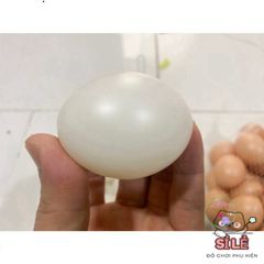 Trứng Gà Nhựa Giả Siêu Thật 99% - Trang Trí Nội Thất Độc Đáo, Chất Liệu Bền Bỉ, Dùng Làm Đạo Cụ Hoàn Hảo