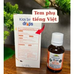 Vitamin D3 + K2 Nature's Way Kids Smart Drops - Hỗ Trợ Hấp Thụ Canxi, Tăng Cường Sức Khỏe Xương và Răng (11ml)