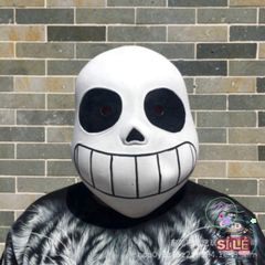Mặt Nạ Mắt Xanh Undertale Sans - Phụ Kiện Hóa Trang Độc Đáo Cho Tiệc Halloween và Sự Kiện Đặc Biệt