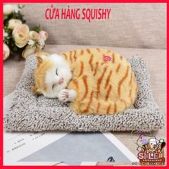 Gối Thú Bông Khử Mùi Than Hoạt Tính Chó Mèo - Trang Trí Ô Tô & Bàn Làm Việc - Mẫu Lớn Âm Thanh Vui Nhộn