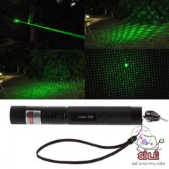 Bút Laser Xanh Lá 303 - Con Trỏ Laser Điều Chỉnh 532nm, Độ Sáng 350 Lumens, Phạm Vi Chiếu Sáng Từ 1000 đến 8000 Mét, Cho Công Việc và Giảng Dạy
