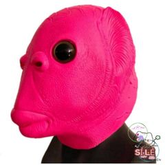 Mặt Nạ Cá HỒNG Silicone Người Lớn - Mũ Ếch Xanh Hóa Trang Độc Đáo Halloween - Phụ Kiện Cosplay TikTok ấn Tượng