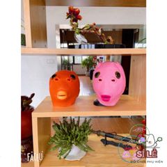 Mặt Nạ Cá HỒNG Silicone Người Lớn - Mũ Ếch Xanh Hóa Trang Độc Đáo Halloween - Phụ Kiện Cosplay TikTok ấn Tượng