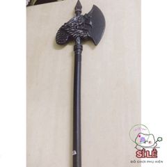 Bộ Phụ Kiện Hóa Trang Halloween - Vũ Khí Nhựa Búa, Đao, Lưỡi Hái và Đầu Lâu 1m An Toàn Cho Trẻ Em