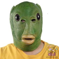 Nón Hóa Trang Quái Vật Đầu Xanh Halloween - Phụ Kiện Độc Đáo cho Tiệc Hóa Trang, Thời Trang Giáng Sinh, Kích Cỡ Dành cho Trẻ Em và Người Lớn