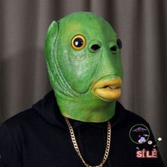 Nón Hóa Trang Quái Vật Đầu Xanh Halloween - Phụ Kiện Độc Đáo cho Tiệc Hóa Trang, Thời Trang Giáng Sinh, Kích Cỡ Dành cho Trẻ Em và Người Lớn