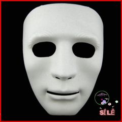 Mặt Nạ Hóa Trang Dạ Hội Trắng Jabbawockeez - Phong Cách Hip Hop Ấn Tượng Cho Halloween và Tiệc Tùng