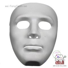 Mặt Nạ Hóa Trang Dạ Hội Trắng Jabbawockeez - Phong Cách Hip Hop Ấn Tượng Cho Halloween và Tiệc Tùng
