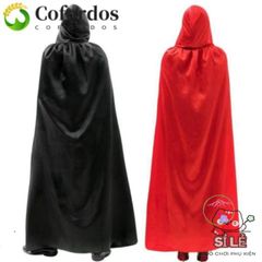 Áo Choàng Halloween Cao Cấp COFORDOS - Áo Choàng Tử Thần Grim Reaper Đen, Tím, Đỏ - Trang Phục Hóa Trang Cho Người Lớn Và Trẻ Em