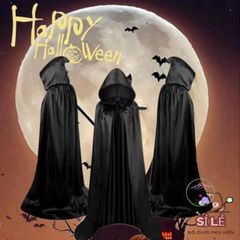 Áo Choàng Halloween Cao Cấp COFORDOS - Áo Choàng Tử Thần Grim Reaper Đen, Tím, Đỏ - Trang Phục Hóa Trang Cho Người Lớn Và Trẻ Em
