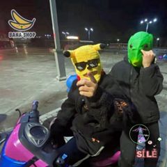Mặt Nạ Silicon Cá Xanh Đa Màu - Phụ Kiện Hóa Trang Thú Vị Cho Halloween, Tiệc Tùng và Chụp Hình