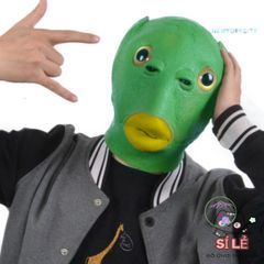 Khăn Che Mặt Silicone Hoạt Hình Cá Cho Người Lớn - Phụ Kiện Cosplay Độc Đáo Cho Halloween, Giáng Sinh, Tiệc Tùng