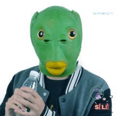 Khăn Che Mặt Silicone Hoạt Hình Cá Cho Người Lớn - Phụ Kiện Cosplay Độc Đáo Cho Halloween, Giáng Sinh, Tiệc Tùng