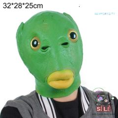 Khăn Che Mặt Silicone Hoạt Hình Cá Cho Người Lớn - Phụ Kiện Cosplay Độc Đáo Cho Halloween, Giáng Sinh, Tiệc Tùng