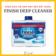 Dung Dịch Vệ Sinh Máy Rửa Bát FINISH 250ml - Loại Bỏ Cặn Bẩn, Dầu Mỡ, Khử Mùi Hiệu Quả Cho Máy Rửa Bát Tại Nhà