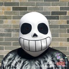 Mặt Nạ Hacker Đầu Mắt Xanh - Phong Cách Sans Từ Game Undertale Cho Hóa Trang Halloween, Cosplay, Tiệc Tùng