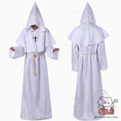 Áo Choàng Thần Chết Đen Đỏ Halloween - Trang Phục Cosplay Phù Thủy Huyền Bí cho Người Lớn và Trẻ Em, Kiểu Dáng 2 Lớp Đẳng Cấp