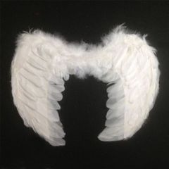 Cánh Cosplay Thiên Thần và Ác Quỷ - Màu Đen & Trắng, Kích Thước 45x35 cm, Trang Phục Hóa Trang Miễn Phí Vận Chuyển