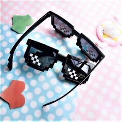 Kính Mát Thug Life Vuông - Kính Chắn Bụi Chất Lượng Cao, Kiểu Dáng Cute Thời Trang, Phù Hợp Nam Nữ, Hot Trend 2018