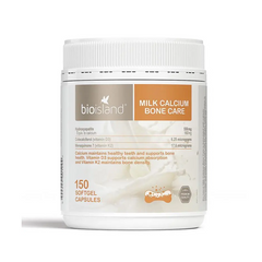Viên Uống Bổ Sung Canxi Bio Island Milk Calcium Bone Care 150 Viên - Dinh Dưỡng Cho Xương và Răng Chắc Khỏe, Phù Hợp Bà Bầu và Sau Sinh