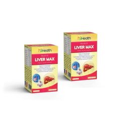 Viên uống bổ gan Mhealth LIVER MAX - Nhập khẩu Pháp, Giải độc gan, Hỗ trợ hạ men gan, Tăng cường sức đề kháng - Hộp 30 viên