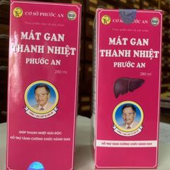 Siro Mát Gan Thanh Nhiệt Phước An - Hỗ Trợ Giải Độc Gan Từ Thiên Nhiên, Giảm Nóng, Ngứa Da, Mát Gan 280ml
