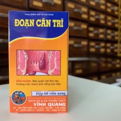 Đoạn Căn Trĩ - Hỗ Trợ Giảm Triệu Chứng Trĩ Nội, Trĩ Ngoại, Táo Bón, Chảy Máu - Thực Phẩm Chức Năng Vĩnh Quang
