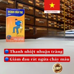 Đoạn Căn Trĩ - Hỗ Trợ Giảm Triệu Chứng Trĩ Nội, Trĩ Ngoại, Táo Bón, Chảy Máu - Thực Phẩm Chức Năng Vĩnh Quang