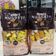 Kẹo Socola Hershey’s Nuggets 145 Viên 1,47 Kg - Pháp Nhân Ngọt Ngào Với 4 Hương Vị Hấp Dẫn Từ Mỹ