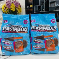 Socola MrBeast Feastables 909gr - Hỗn hợp Chocolate Sạch Với 3 Vị Tự Nhiên Ngon Nhất - Quà Tặng Hoàn Hảo Cho Giới Trẻ Mỹ