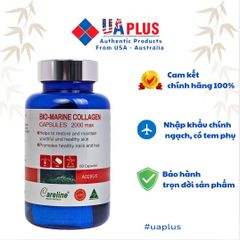 Viên Uống Bổ Sung Collagen Careline Bio Marine Collagen - Hỗ Trợ Da Đẹp, Mái Tóc Khỏe Mạnh - 60 Viên Nhập Khẩu Úc