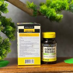 Viên Uống Bổ Não Mason Natural Ginkgo Biloba 60 Viên - Tăng Cường Trí Nhớ & Hỗ Trợ Sức Khỏe Hệ Thần Kinh