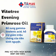 Viên Uống Dầu Oliu Buổi Tối Vitatree - Hỗ Trợ Cân Bằng Nội Tiết Cho Phụ Nữ Tiền Mãn Kinh (100 Viên)