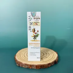 Xịt keo ong Vitatree Super Propolis Complex với mật ong - Giảm đau rát cổ họng, bổ sung sức đề kháng, hàng nhập khẩu chính ngạch 30ml