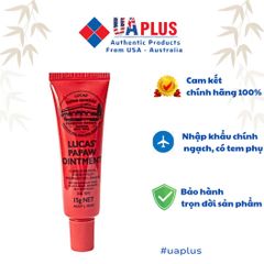 Kem Đu Đủ Lucas’ Papaw Ointment 15g - Dưỡng Ẩm, Chống Nẻ, Hỗ Trợ Chữa Bỏng, An Toàn Cho Trẻ Nhỏ - Hàng Nhập Khẩu Chính Ngạch Úc