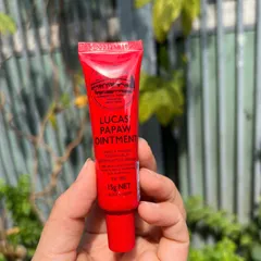 Kem Đu Đủ Lucas’ Papaw Ointment 15g - Dưỡng Ẩm, Chống Nẻ, Hỗ Trợ Chữa Bỏng, An Toàn Cho Trẻ Nhỏ - Hàng Nhập Khẩu Chính Ngạch Úc