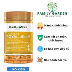 Viên Uống Sữa Ong Chúa Healthy Care 1000mg 365 Viên - Hỗ Trợ Tăng Cường Sức Khỏe, Làm Đẹp Da, Kháng Viêm, Chống Lão Hóa