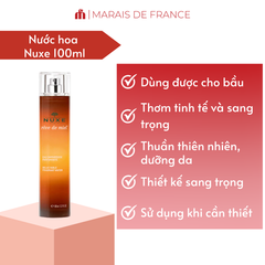 Nước Hoa Xịt Hương Mật Ong Nuxe Rêve de Miel 100ml - Hương Thơm Quyến Rũ, Lưu Hương Tự Nhiên, Phù Hợp Ngày và Đêm