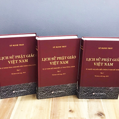 Lịch Sử Phật Giáo Việt Nam - Bộ 3 Tập Bìa Cứng của GS. Lê Mạnh Thát, Nghiên Cứu Kinh Điển 2023