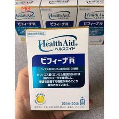 Men Vi Sinh Bifina R Health Aid 20 Gói - Bổ Sung Lợi Khuẩn, Hỗ Trợ Tiêu Hóa, Cải Thiện Sức Khỏe Đường Ruột Từ Nhật Bản