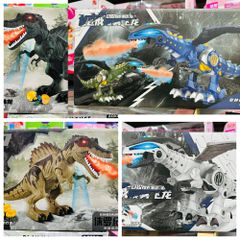 Khủng Long Đẻ Trứng Chạy Bằng Pin Có Đèn Âm Thanh - Đồ Chơi Giải Trí Dinosaur World Cho Trẻ Em 333-16 333-87