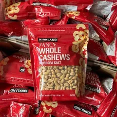 Hạt Điều Kirkland Signature Fancy Whole Unsalted Cashews 1.13kg - Đồ Ăn Vặt Giàu Dinh Dưỡng, Hương Vị Thơm Ngon, Không Muối