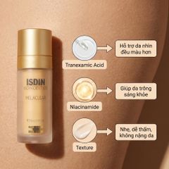 Tinh Chất Mờ Thâm Nám ISDIN Melaclear Advanced 30ml - Làm Sáng, Đều Màu Da, Ngừa Nám, Dưỡng Ẩm Da Mịn Màng