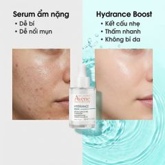 Serum Cấp Nước Avene Hydrance Boost 30ml - Dưỡng Ẩm Sâu, Phục Hồi Da Nhạy Cảm, Giúp Làm Dịu & Căng Mướt Da