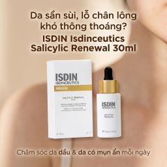 Serum ISDIN Isdinceutics Salicylic Renewal 30ml - Giảm mụn, Làm sáng da, Mờ thâm, Chăm sóc da dầu và hỗn hợp