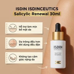 Serum ISDIN Isdinceutics Salicylic Renewal 30ml - Giảm mụn, Làm sáng da, Mờ thâm, Chăm sóc da dầu và hỗn hợp