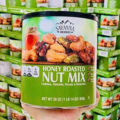 Hạt Hỗn Hợp Tẩm Mật Ong Savanna Gourmet 850G - Hạt Dinh Dưỡng Ngon Miệng, Bổ Dưỡng Cho Sức Khỏe, Snack Lành Mạnh, Đầy Năng Lượng