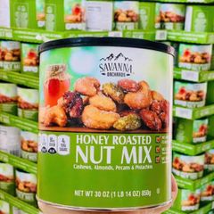 Hạt Hỗn Hợp Tẩm Mật Ong Savanna Gourmet Honey Roasted Nut Mix 850G 499824