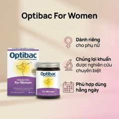 Viên Uống Men Vi Sinh Optibac For Women - Bổ Sung Lợi Khuẩn Cân Bằng Tốt Cho Phụ Nữ, Hỗ Trợ Sức Khỏe Vùng Kín